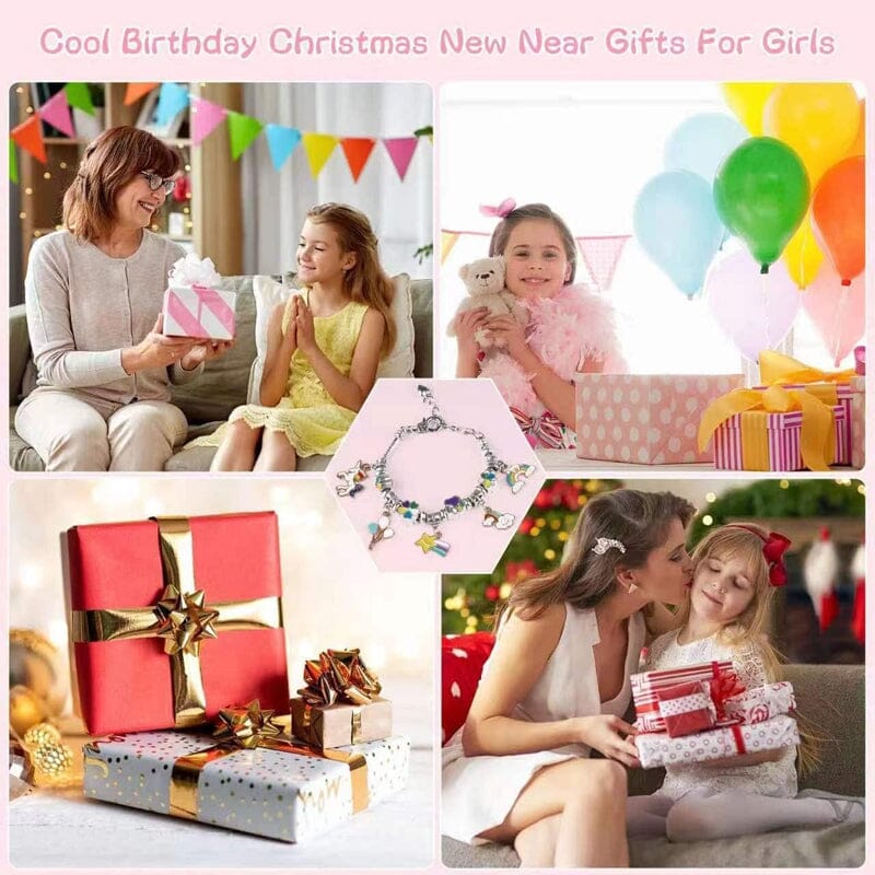 🎁Sale 49% OFF 🎁 Girls Charm Bracelet Making Kit