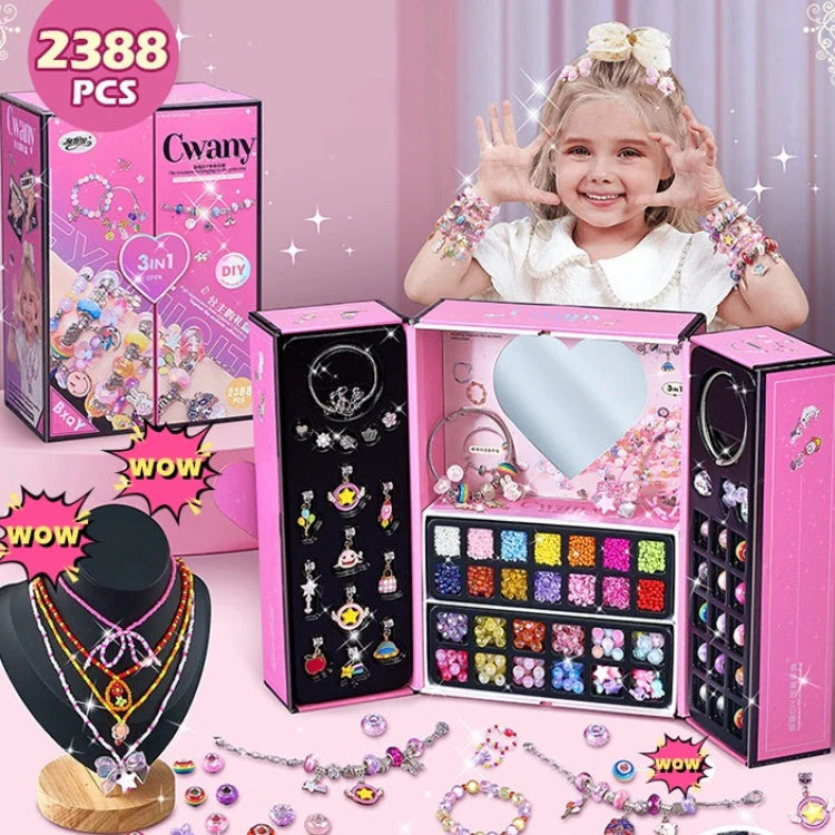 🎁Sale 49% OFF 🎁 Girls Charm Bracelet Making Kit