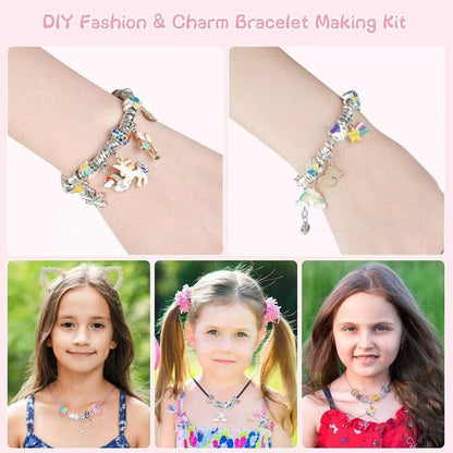 🎁Sale 49% OFF 🎁 Girls Charm Bracelet Making Kit