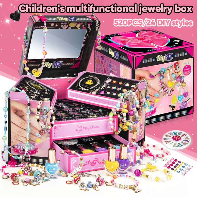 🎁Sale 49% OFF 🎁 Girls Charm Bracelet Making Kit