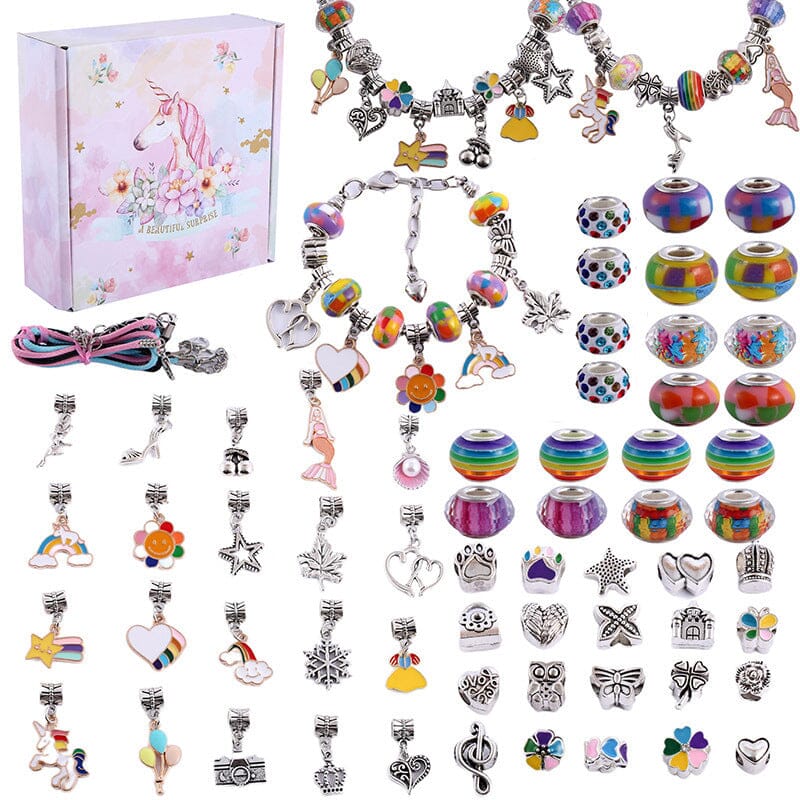 🎁Sale 49% OFF 🎁 Girls Charm Bracelet Making Kit