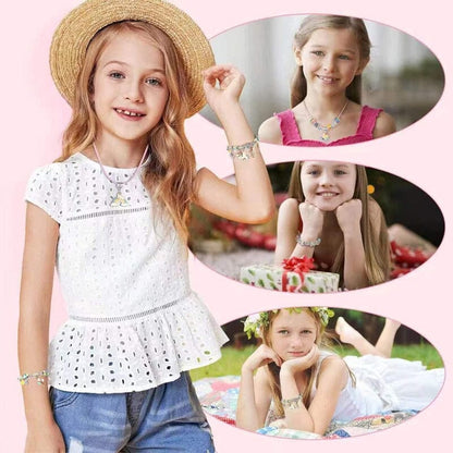🎁Sale 49% OFF 🎁 Girls Charm Bracelet Making Kit