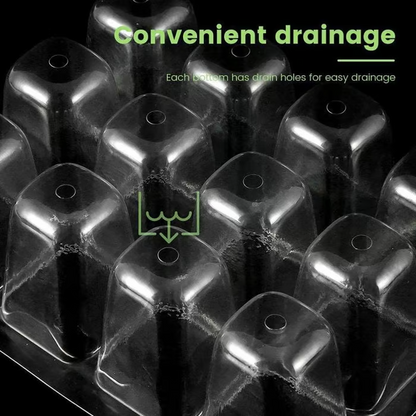 Spring Hot Sale 50%🌱Adjustable Humidity Seed Starter Trays with Grow Light