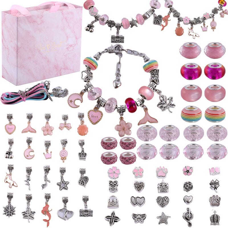 🎁Sale 49% OFF 🎁 Girls Charm Bracelet Making Kit